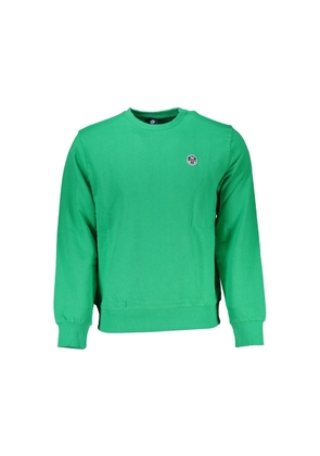 Green Cotton Sweater - S