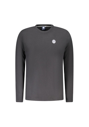 North Sails Black Cotton T-Shirt - S