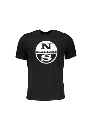 Black Cotton T-Shirt - XL