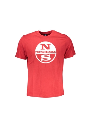 Red Cotton T-Shirt - S