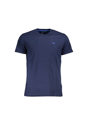 Blue Cotton Men TShirt - M