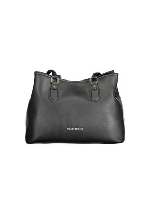 Black Polyethylene Women Handbag