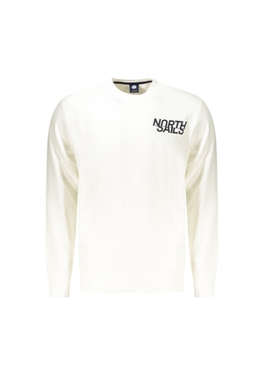 North Sails White Cotton Sweatshirt - S