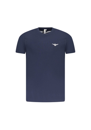 Blue Cotton T-Shirt - S