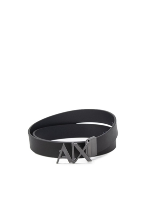 Black Leather Belt - 95 cm / 38 Inches