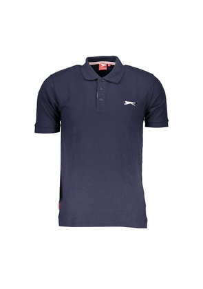 Blue Cotton Polo Shirt - XS