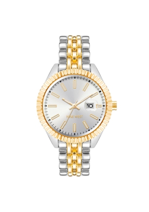 Nine West Multicolor Metal Dress Watch