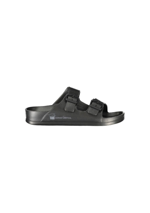 Black Plastic Men Sandal - EU43/US10