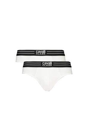 White Cotton Mens Underwear - S