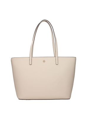 Beige Leather Shoulder Bag
