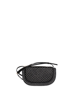 Black Leather Crossbody Bag