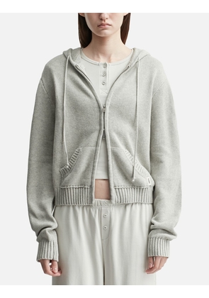 G Classic Knit Zip Up