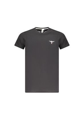 Black Cotton T-Shirt - S