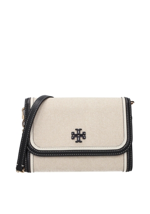 Beige Fabric Clutch Bag