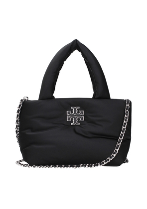 Black Fabric Handbag
