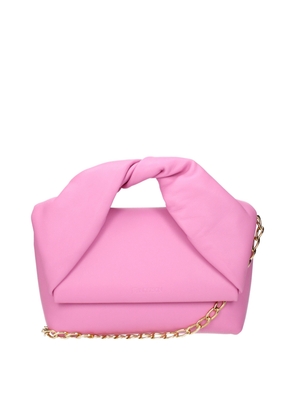 Pink Leather Handbag