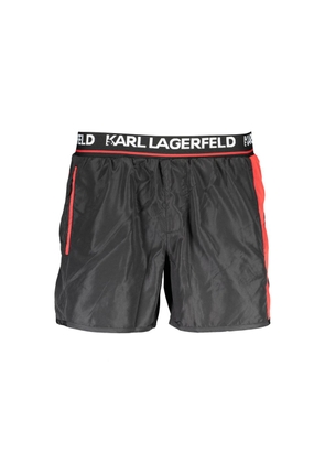 Karl Lagerfeld Black Polyester Swimwear - S