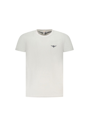 White Cotton T-Shirt - S