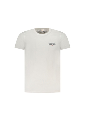 White Cotton T-Shirt - S