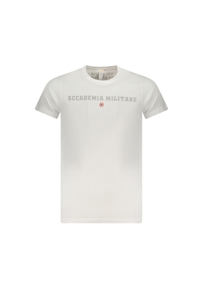 White Cotton T-Shirt - S