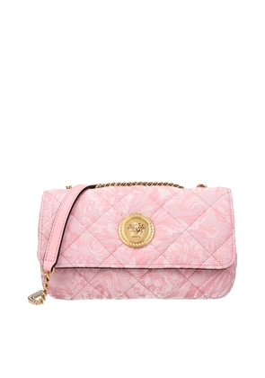 Pink Fabric Shoulder Bags