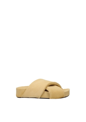 Beige Horsehair Slipper - EU36/US6