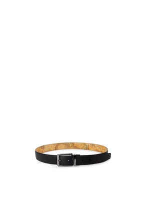 Alviero Martini Prima Classe Black Leather Belt - 105 cm / 42 Inches