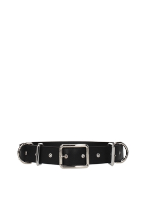 Black Leather Belt - 46 cm / 18 Inches
