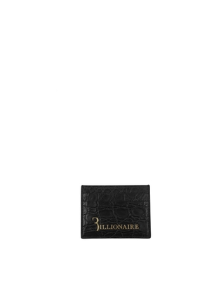 Black Crocodile Cardholder