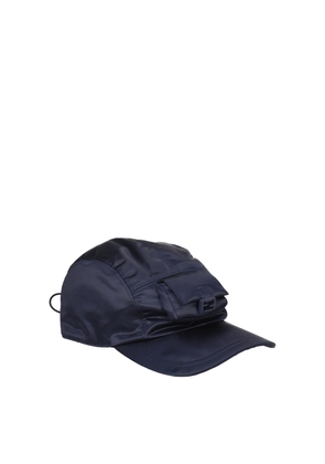 Fendi Blue Polyamide Caps (Baseball Hat) - UNI