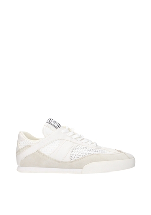 White Fabric Low Tops - EU40/US10