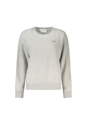 Pepe Jeans Gray Cotton Women Sweater - XS