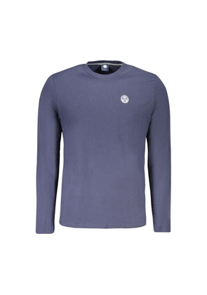 North Sails Blue Cotton T-Shirt - S