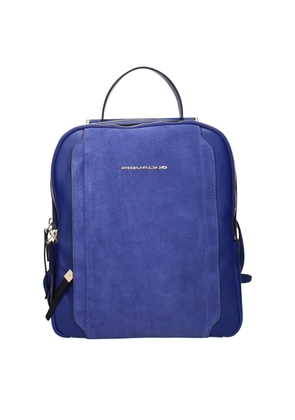 Blue Leather Backpacks