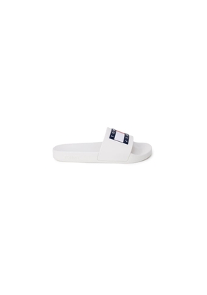 Tommy Hilfiger Jeans White Polyethylene Slipper - EU40/US10