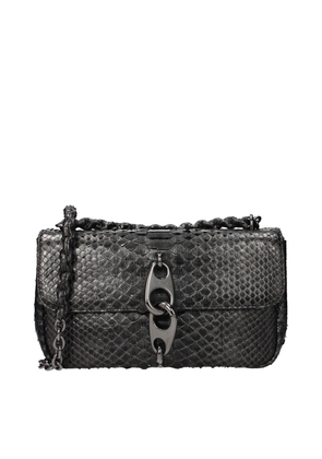Tom Ford Gray Skin Shoulder Bag