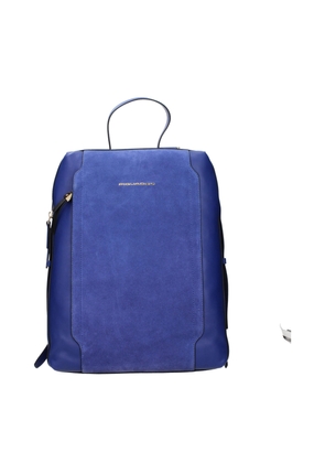 Blue Leather Backpacks