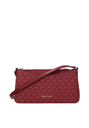 Michael Kors Red Fabric Crossbody Bag