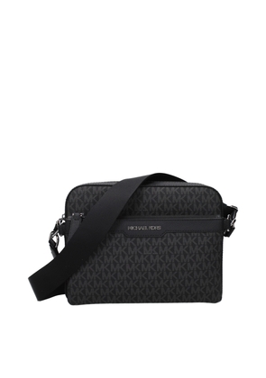 Michael Kors Black Fabric Crossbody Bag