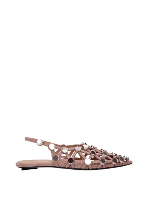 Pink Leather Ballet Flats - EU36.5/US6.5