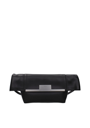 Max Mara Black Leather Shoulder Bag