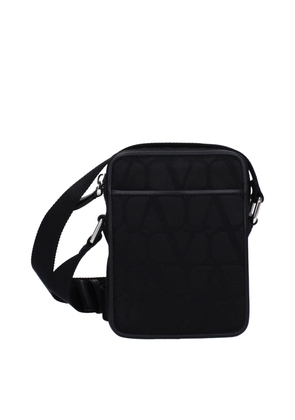 Valentino Garavani Black Fabric Crossbody Bag