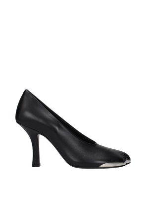 Burberry Black Leather High Heel Pumps - EU37/US7