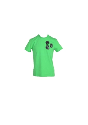 Green Cotton T-Shirt - L