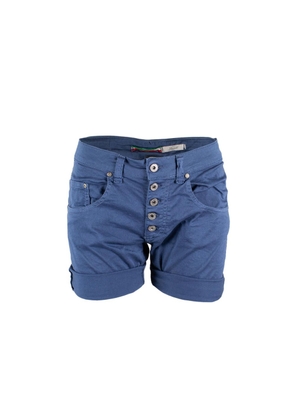Please Blue Cotton Short - XS