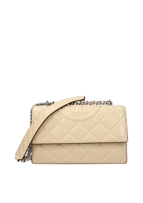 Tory Burch Beige Leather Crossbody Bags