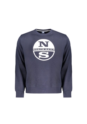 Blue Cotton Sweater - S