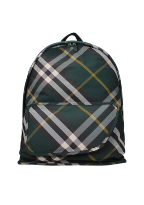 Green Fabric Backpack