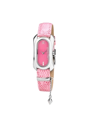 Laura Biagiotti Multicolor Leather Dress Watch