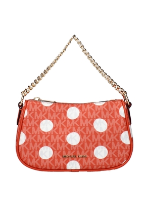 Michael Kors Red Fabric Handbags